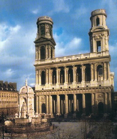 Рис. 202 - Никола Сервандони. Церковь Сен Сюльпис в Париже.