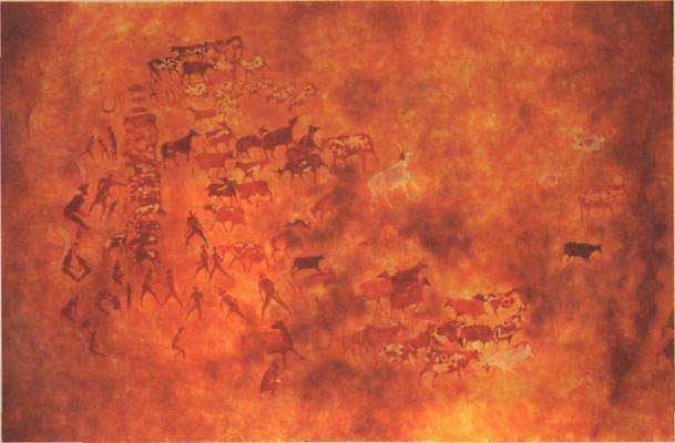 Рис. 7 – Наскальная живопись. (II тысячелетие до н. э. Сахара).