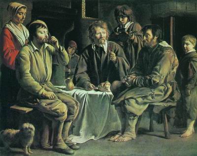 Рис. 124 - Деревенский обед. Картина одного из Лененов в Лувре. 
