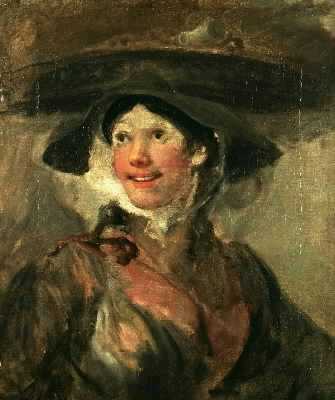 Рис. 235 - "Продавщица крабов". Картина Вильяма Хогарта в Национальной галерее в Лондоне