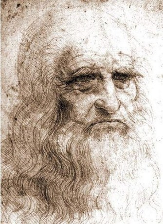  Рис.2 — Автопортрет Леонардо да Винчи