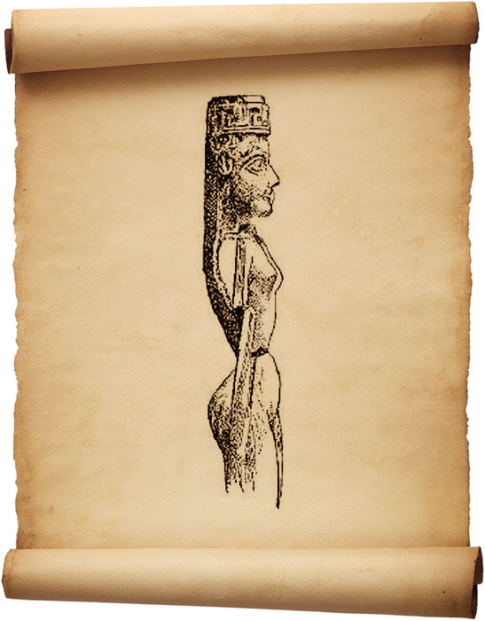 Рис. 206 – Аттическая статуэтка из слоновой кости. По Перро и Шипье