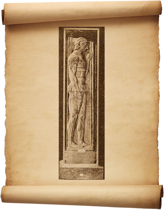 Рис. 221 – Надгробная стела Аристиона работы Аристокла. С фотографии