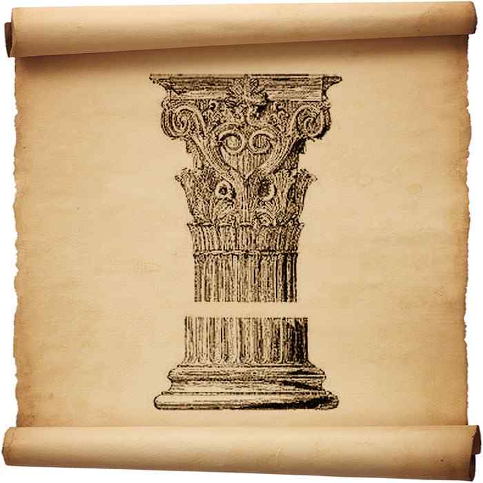 Рис. 272 – Коринфская капитель памятника Лизикрата. По Михаэлису