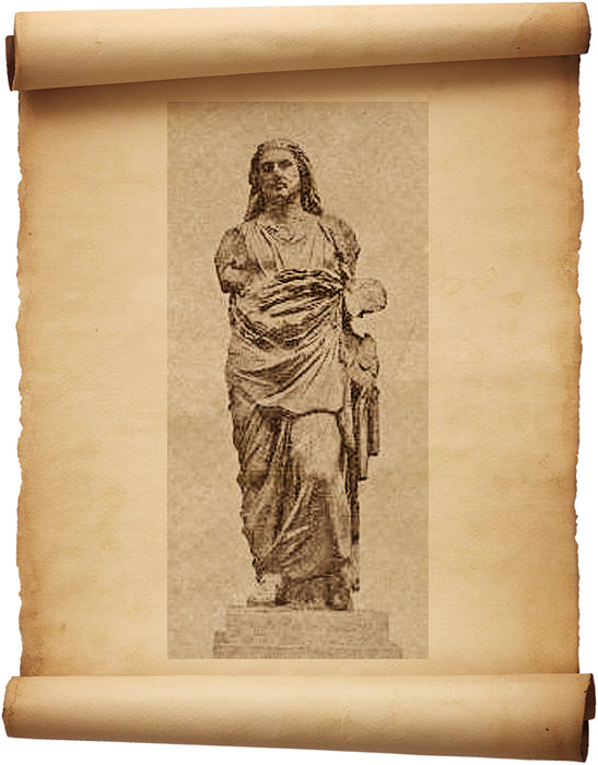 Рис. 279 - Мавсол. Статуя работы Пифия. С фотографии