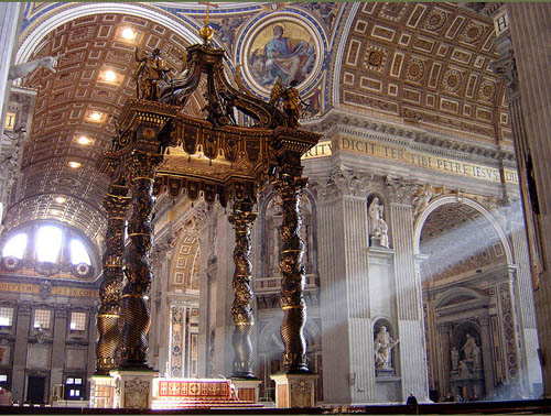 Рис. 98 - Бернини. Колоннады собора св. Петра в Риме.