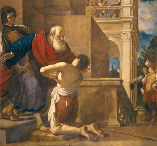 Рис. 107 - "Блудный сын", картина Гверчино в Туринском музее.