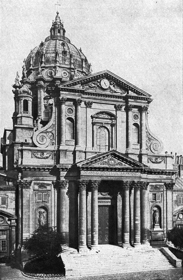 Рис. 113 - Франсуа Мансар. Церковь Валь-де-Грас в Париже. По фотографии Леви в Париже