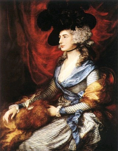 Рис. 242 - Портрет миссис Сиддонс работы Томаса Гейнсборо в Национальной галерее в Лондоне.