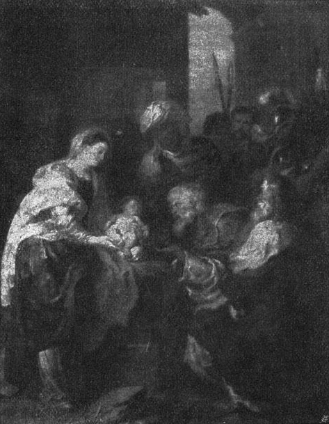 Рис. 150 - "Поклонение волхвов". Картина Рубенса в Лувре. По фотографии Ф. Ганфштенгля в Мюнхене