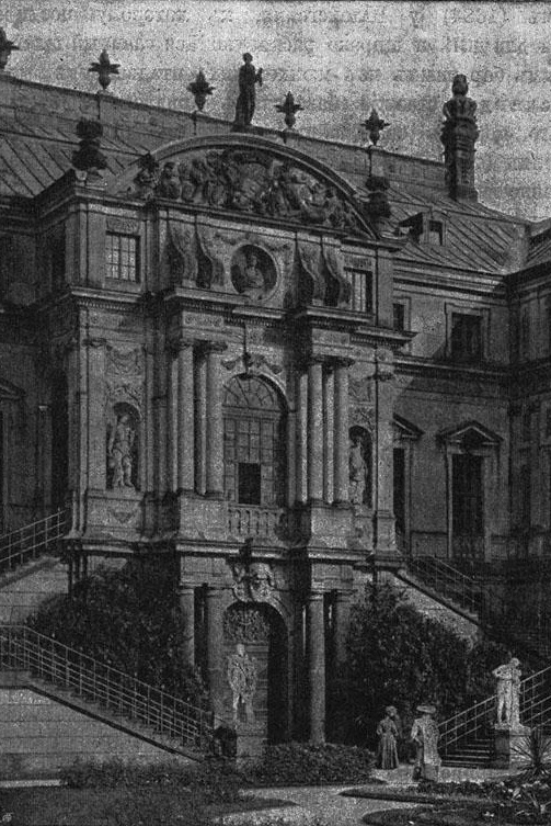 Рис. 185 - Увеселительный замок в Большом саду в Дрездене, построенный Иоганном Георгом Штарке