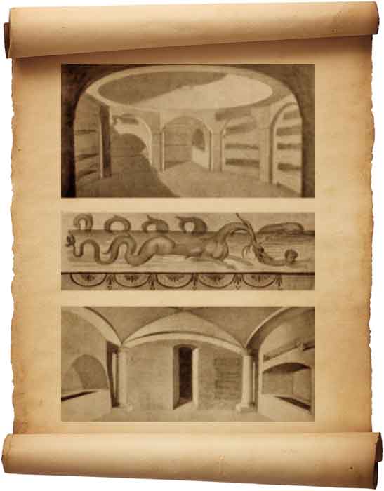 Рис. 2.Римские катакомбы