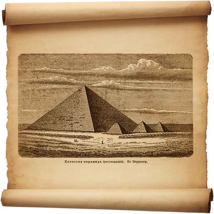  Рис. 100 – Пирамида Хеопса 