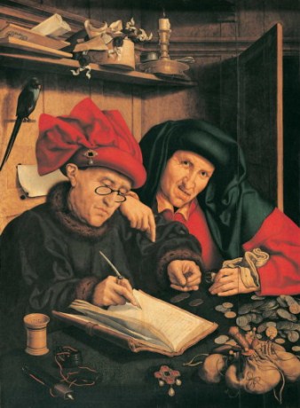 Рис.77 - "Сборщик податей" в Мюнхене в 1542 г.