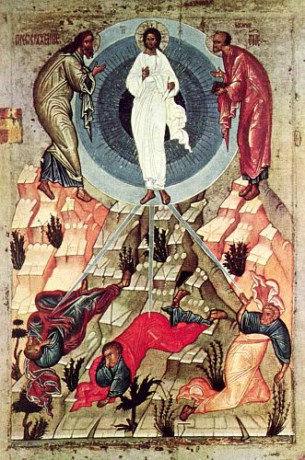 Рис.9 - Воскресший Христос среди евангелистов